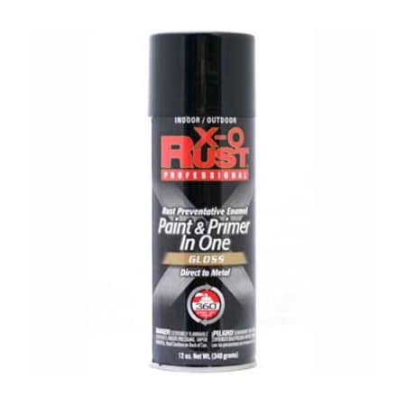 General Paint Spray Paint, Safety Black, Gloss, 12 oz 125737